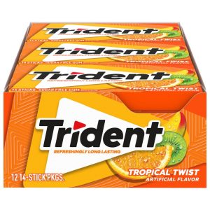 Trident Tropical Twist Sugar Free Gum
