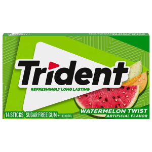 Trident Sugar Free Watermelon Twist Chewing Gum