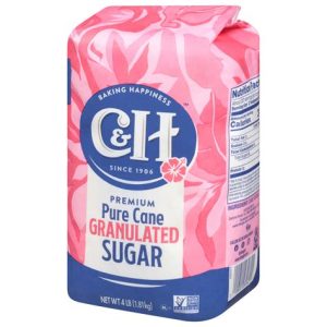 C&H Premium Pure Cane Granulated Sugar - 4lbs