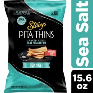 Stacy's Sea Salt Pita Thins Baked Pita Chips Snacks
