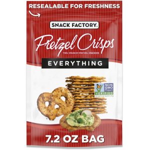 Snack Factory Everything Pretzel Crisps Non-GMO
