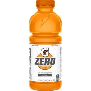 Gatorade Zero Sugar Orange Thirst Quencher 20 Fluid Ounce Plastic Bottle