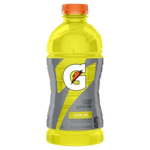 Gatorade Thirst Quencher Yellow Lemon Lime Electrolyte Enhanced Sports Drink