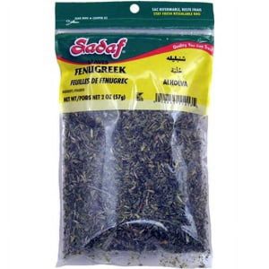 Sadaf Fenugreek Leaves  Spices & Seasoning  2 Oz Bag