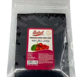Sadaf Cornellian Cherry Fruit Layer - Lavashak Zoghal Akhteh - لواشک زغال اخته