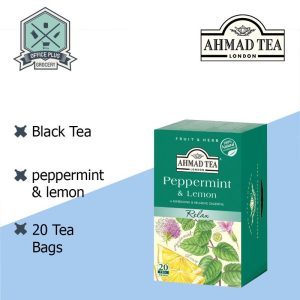 AhmadTea Teabags PepMint&Lmn 6X20EA