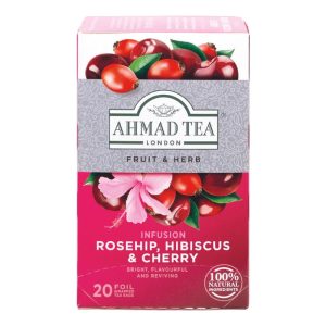 Ahmad Rosehip Hibiscus Cherry 20 Count  1.4 Oz