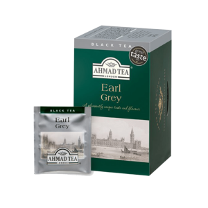 Ahmad Tea - Earl Grey Tea,  (100 Tagged Tea Bags)