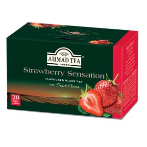 Ahmad Black Tea Strawberry Sensation  20 Ea