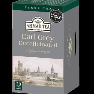 Ahmad Tea Decaffeinated Earl Grey Black Tea (Pack of 3)