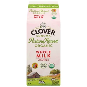 Clover Organic Farms Milk - 0.5gal