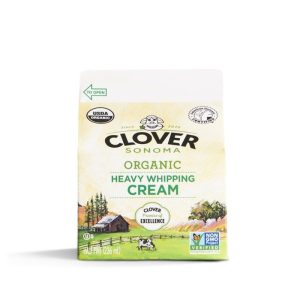 Organic Heavy Whipping Cream (1/2 Pt), 236 ml