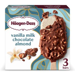 Haagen-Dazs Vanilla Milk Chocolate Almond Bar
