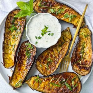 Roasted eggplant