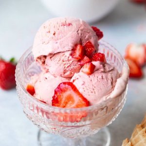 Strawberry ice cream