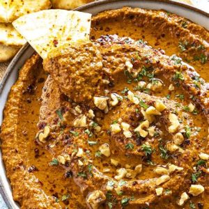 Chilli walnut dip muhammara