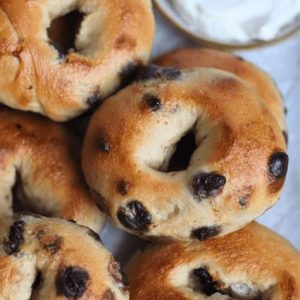 SOFT BAGEL W CHOCOLATE