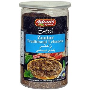 Adonis - Zaatar  Traditional Lebanese Seasoning Bleand  1 Pound (454g)