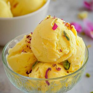 Saffron ice cream classic