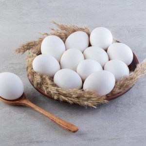 FRESH WHITE EGGS