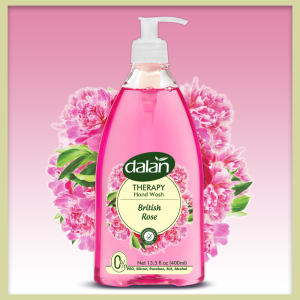 13.5 Oz. Liquid Hand Soap with Pump British Rose Case of 24 - All