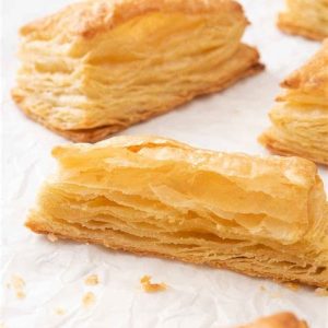 Puff pastry with butter