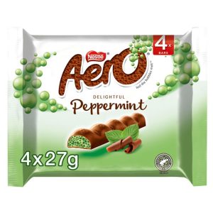Aero Bubbly Peppermint Mint Chocolate Bar 36g,