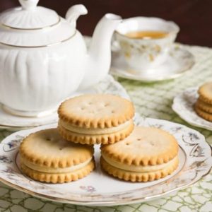 Sandwich tea biscuits
