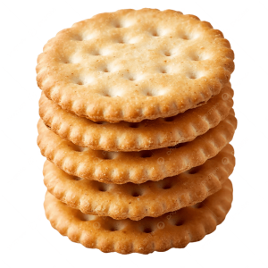 Round crackers