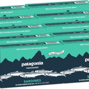 Patagonia Provisions - Wild Sardines in Extra Virgin Olive Oil | Responsibly Sourced in Spain | 15g Protein & Gluten Free