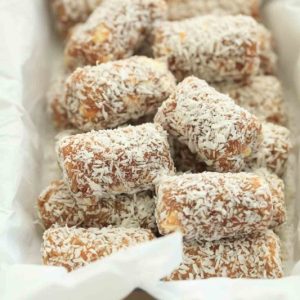 Coconut Date Rolls