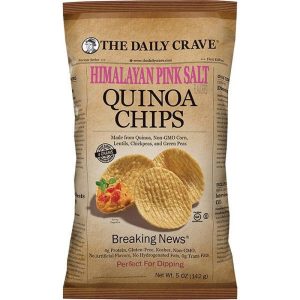 The Daily Crave Himalayan Pink Salt Quinoa Chips