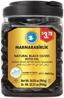 Natural Black Olives With Oil