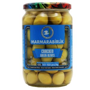 Marmarabirlik Cracked Green Olives 29.98 Oz (850 Gr)