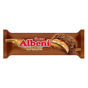 Ulker Albeni Atistirmalik Chocolate Covered Caramel Cookies - 2.53 Oz