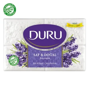 Duru Pure and Natural Lavender Bath Soap 5.29oz X 4 Pieces