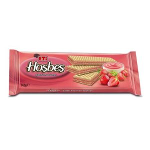 Eti Hosbes Wafer with Strawberry Cream 142G