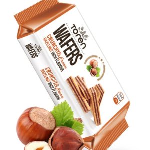 Hazelnut cream wafer