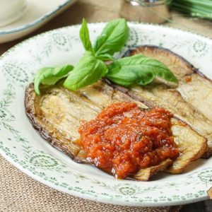 Aubergines Frites Tomate Sera