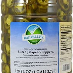 Sliced jalapeno peppers
