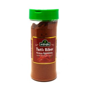 TATLI BIBER PAPRICA ( SWEET RED PEPPER GROUND) PET JAR  160GRx15
