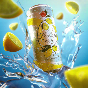 İnişdibi sparkling water with lemon