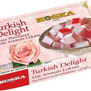 Rose Turkish Delight In Biscuit