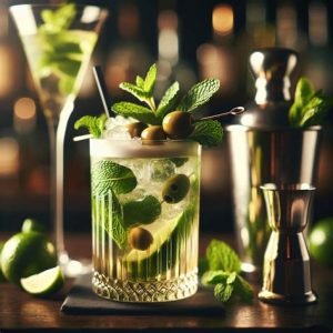 GREEN OLIVES COCKTAIL 400GR