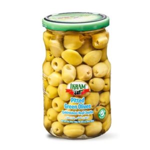 Ikram Pitted Green Olives 24.69 Oz (700 Gr)