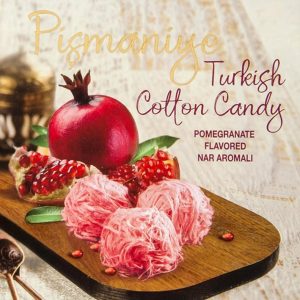 Cotton candy w pomegranate