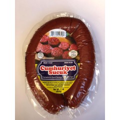 Cumhuriyet Mild Beef Soujouk - 1lb (Halal)