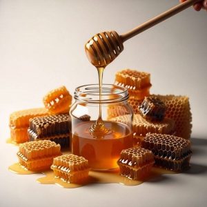 100% Pure Honey, with Comb