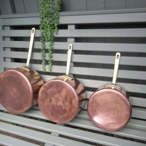Copper pan 3 pieces