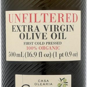 Unfiltered Extra Virgin Olive Oil